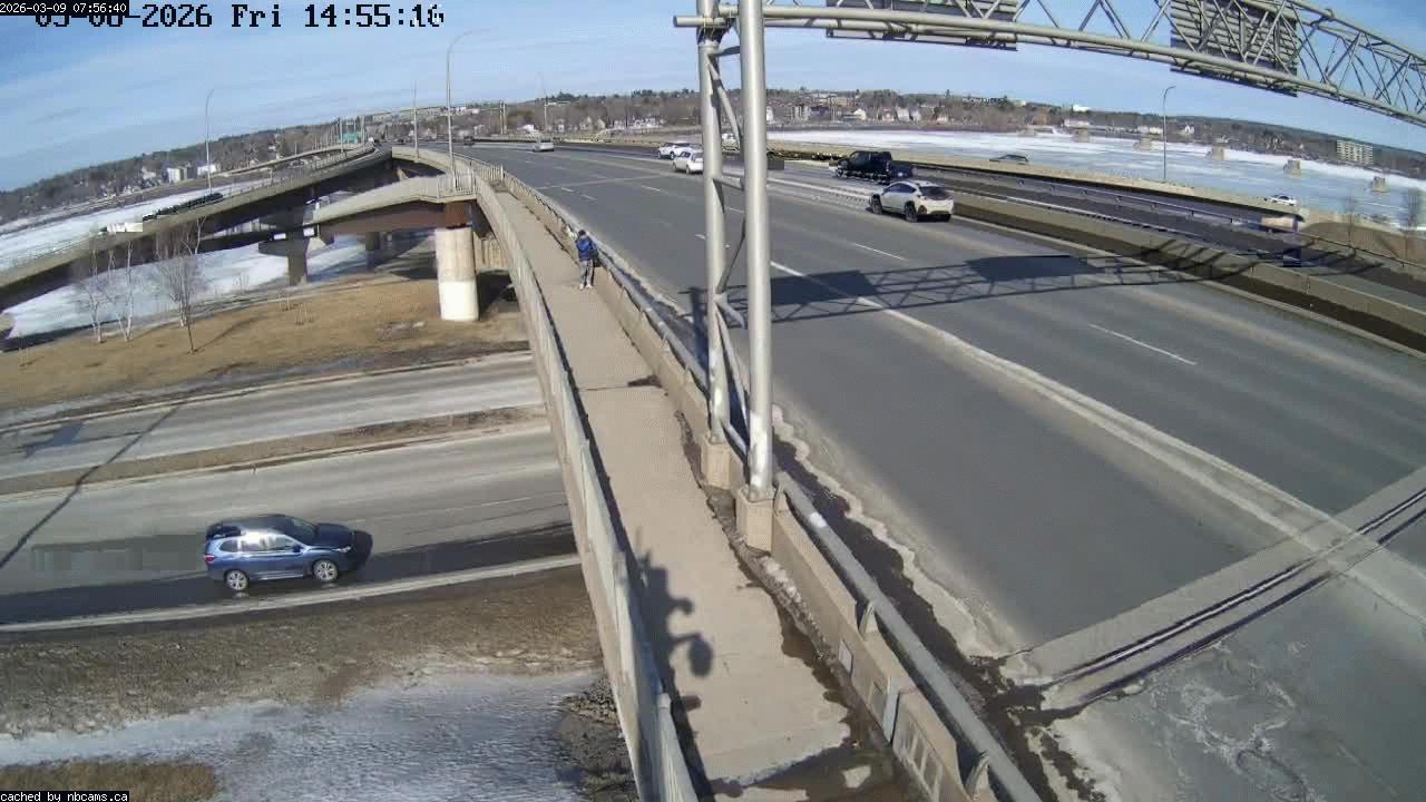 Web Cam image of Fredericton (Westmorland Street - North Side)