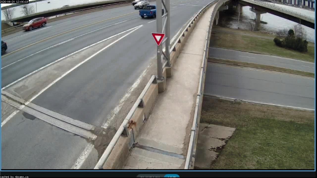 Web Cam image of Fredericton (Westmorland Street - North Side)