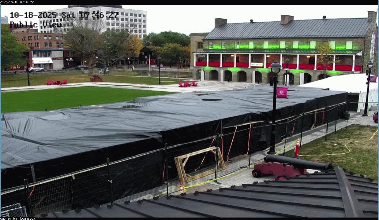 Web Cam image of Fredericton (Officers' Square)