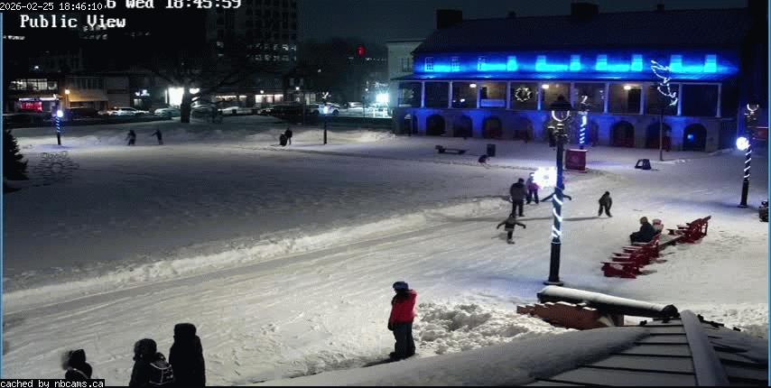 Web Cam image of Fredericton (Officers' Square)