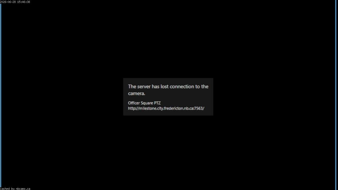 Web Cam image of Fredericton (Officers' Square)