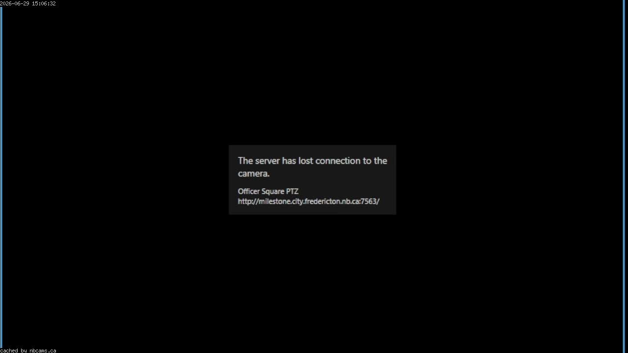 Web Cam image of Fredericton (Officers' Square)