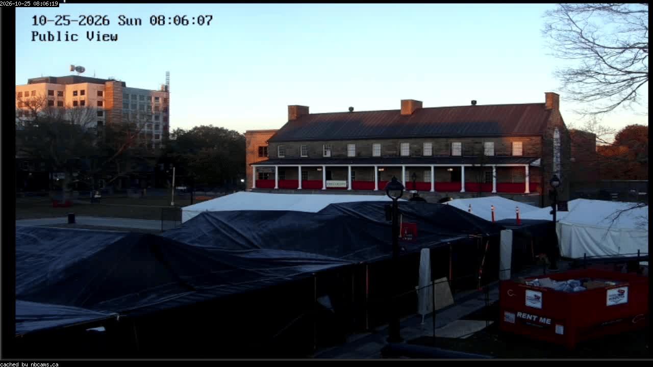 Web Cam image of Fredericton (Officers' Square)
