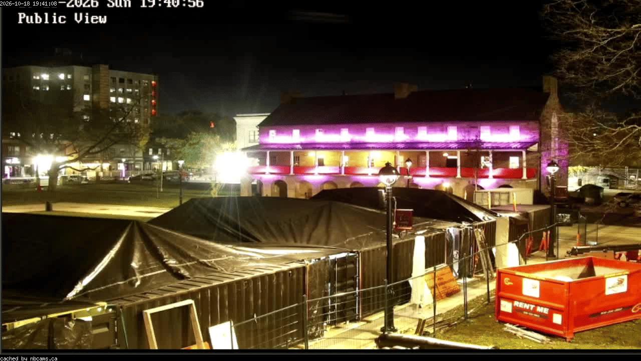 Web Cam image of Fredericton (Officers' Square)