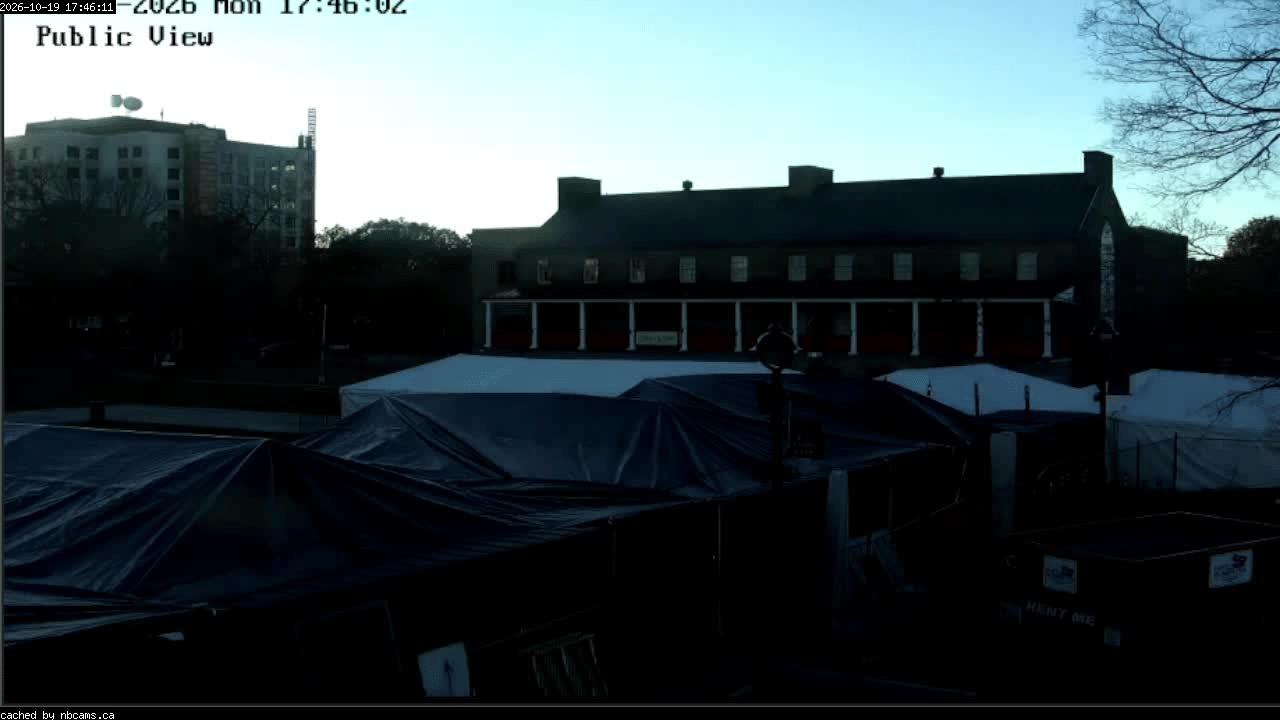 Web Cam image of Fredericton (Officers' Square)