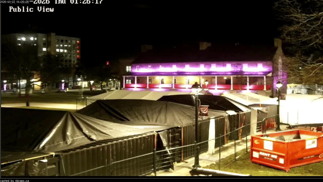 Web Cam image of Fredericton (Officers' Square)