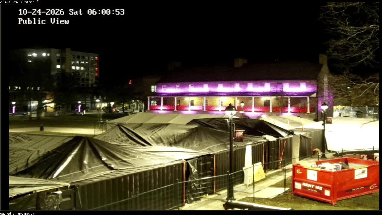 Web Cam image of Fredericton (Officers' Square)