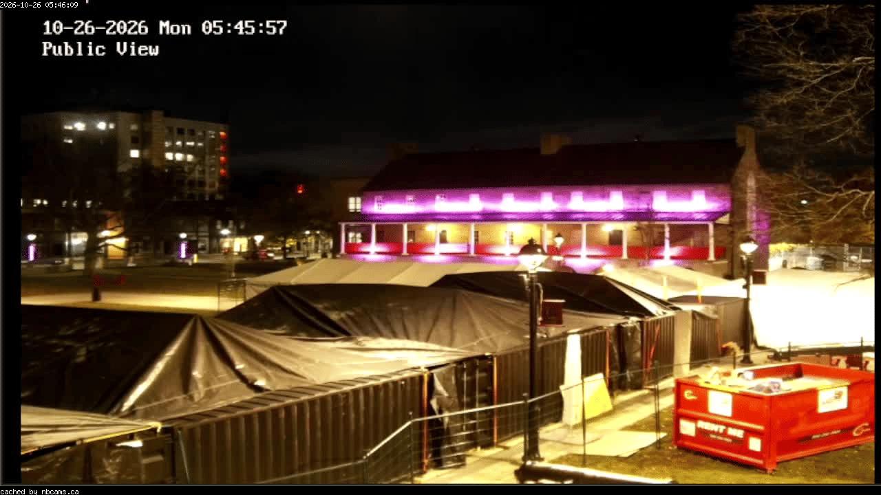 Web Cam image of Fredericton (Officers' Square)