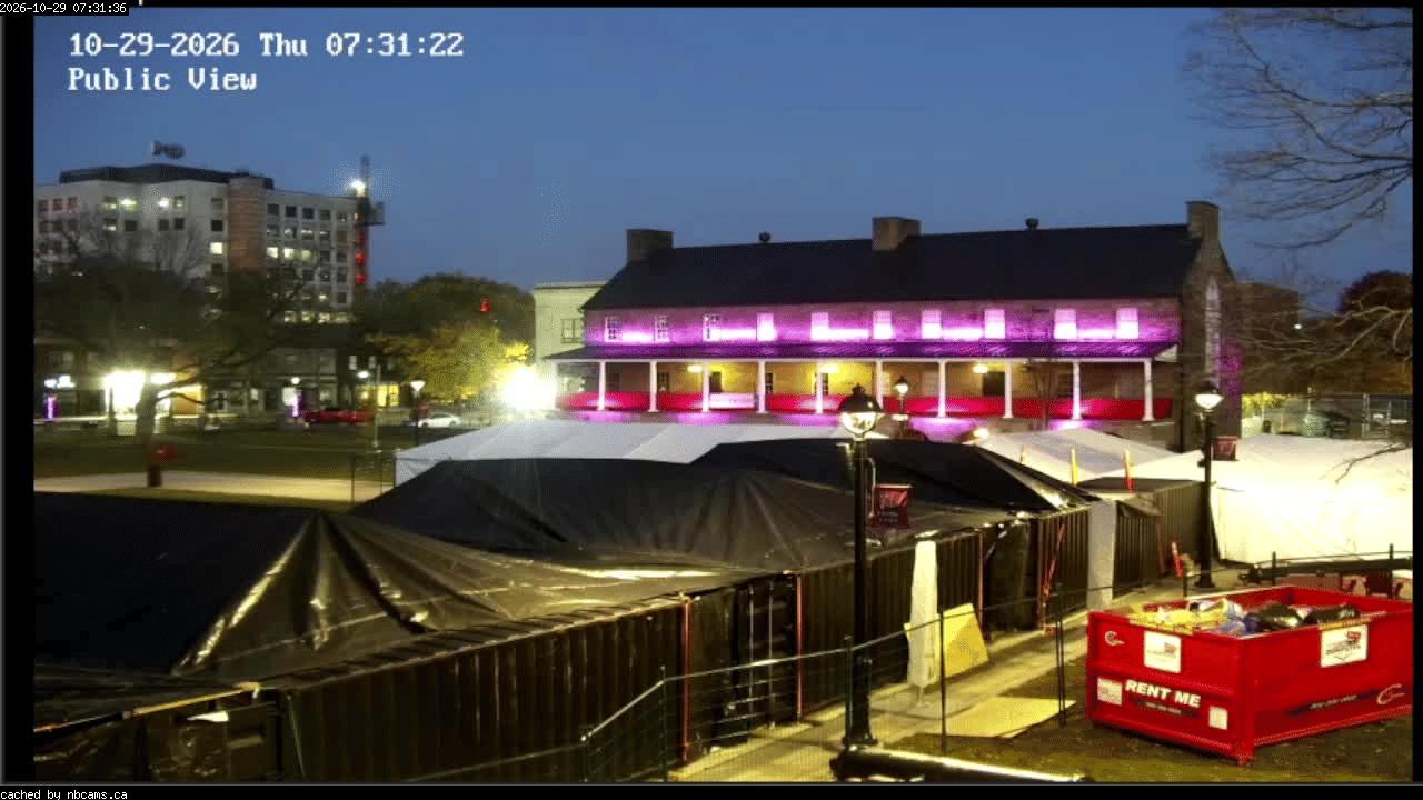 Web Cam image of Fredericton (Officers' Square)