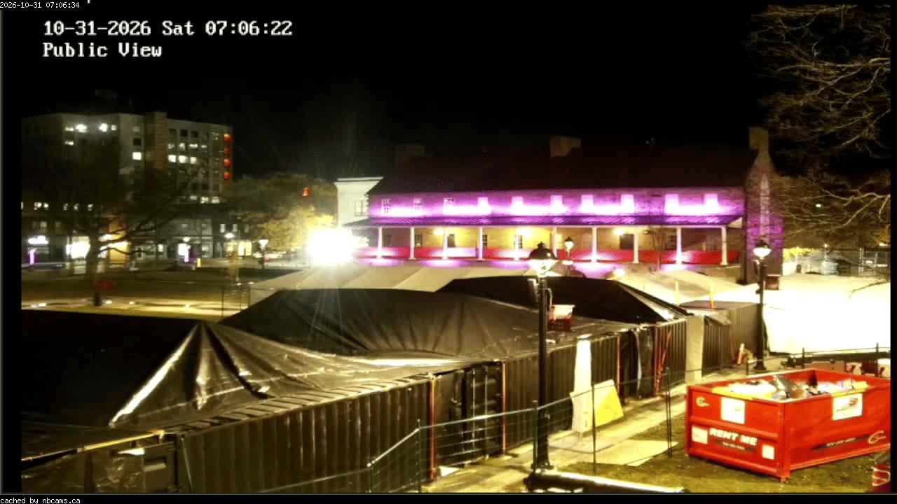 Web Cam image of Fredericton (Officers' Square)
