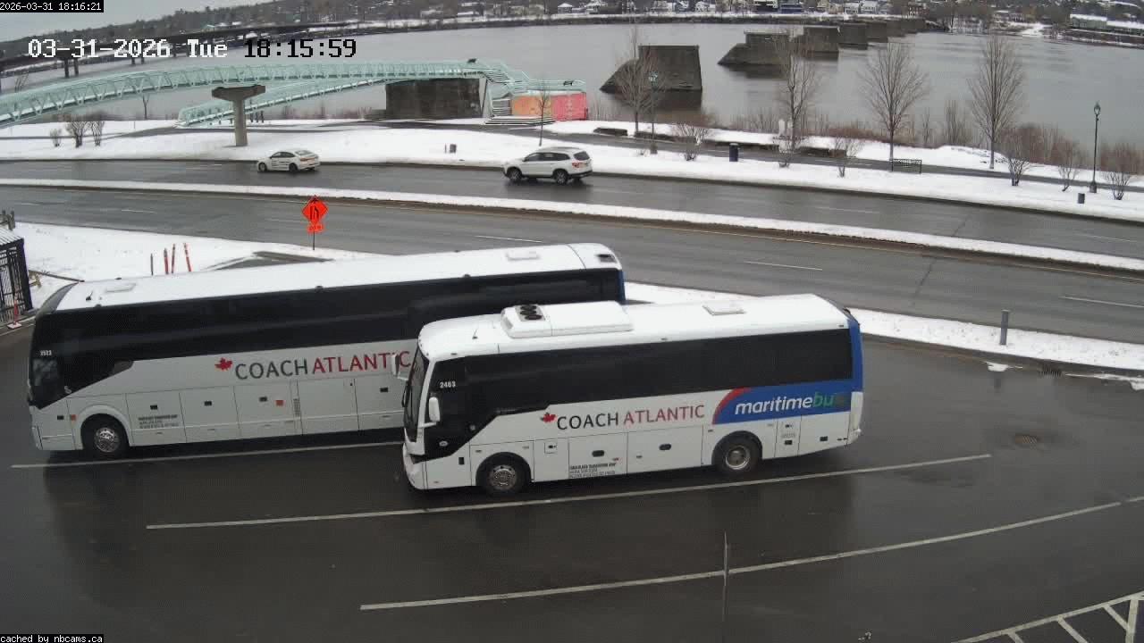 Web Cam image of Fredericton (St. John River)