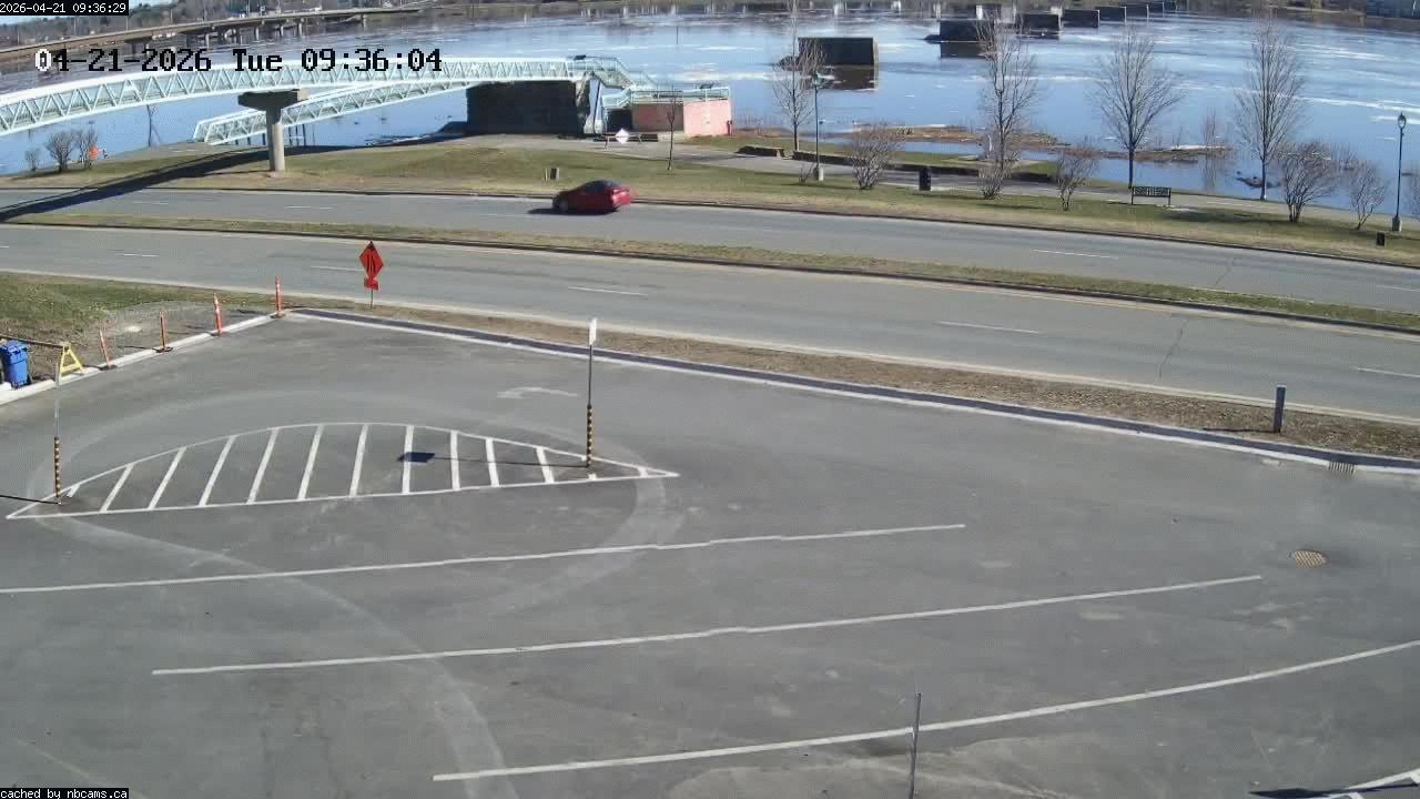 Web Cam image of Fredericton (St. John River)