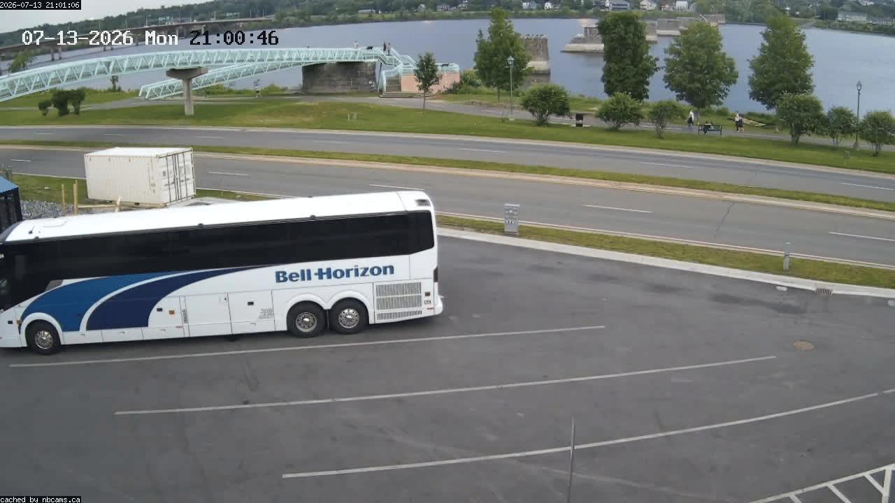 Web Cam image of Fredericton (St. John River)