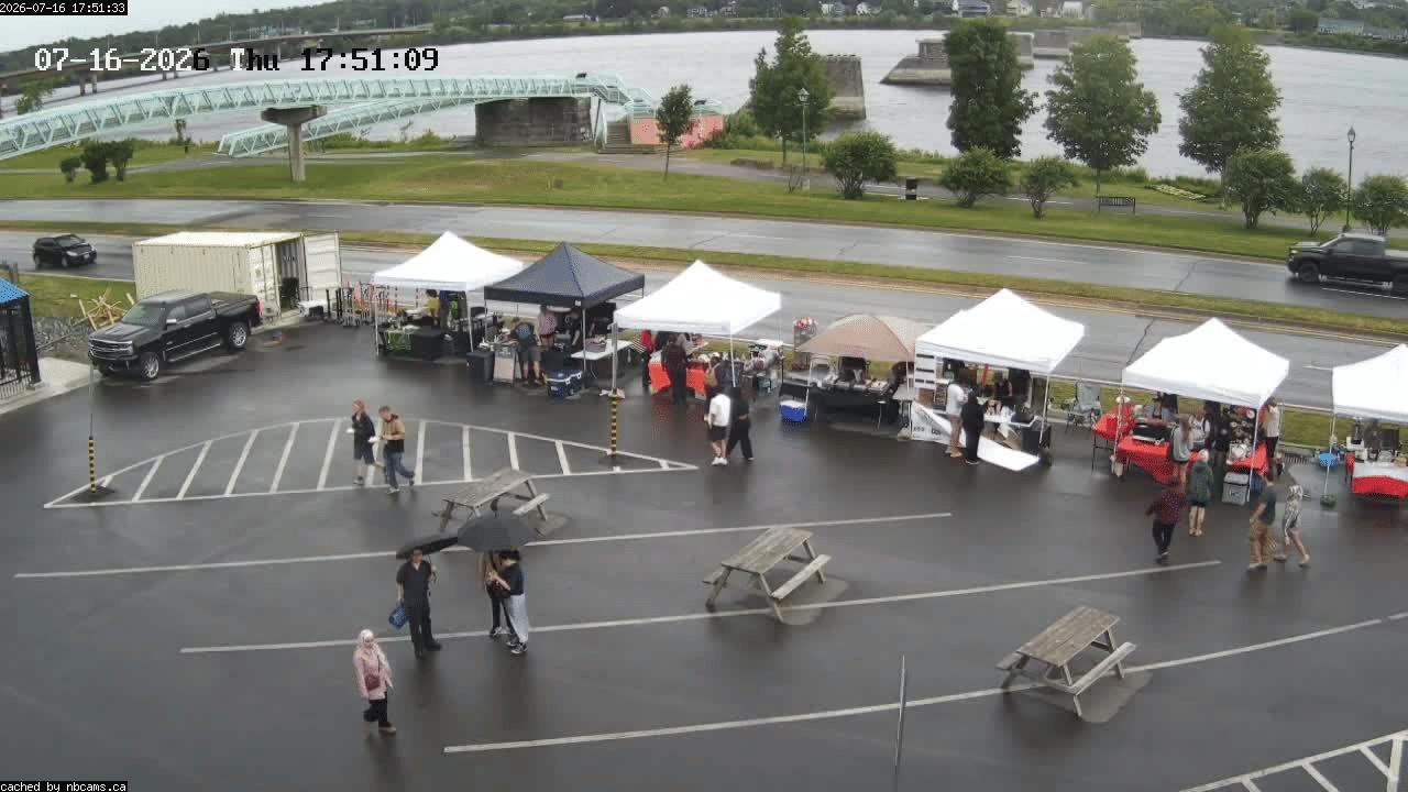 Web Cam image of Fredericton (St. John River)