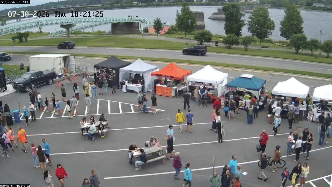Web Cam image of Fredericton (St. John River)