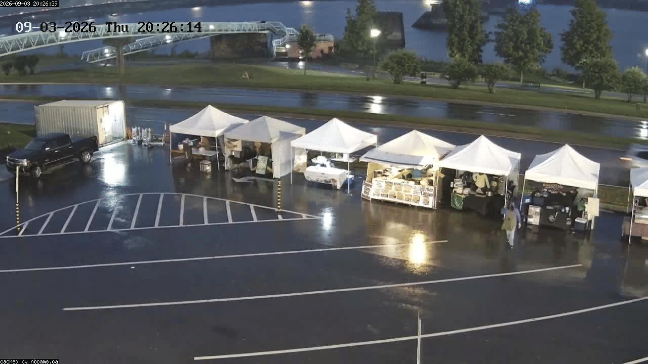 Web Cam image of Fredericton (St. John River)