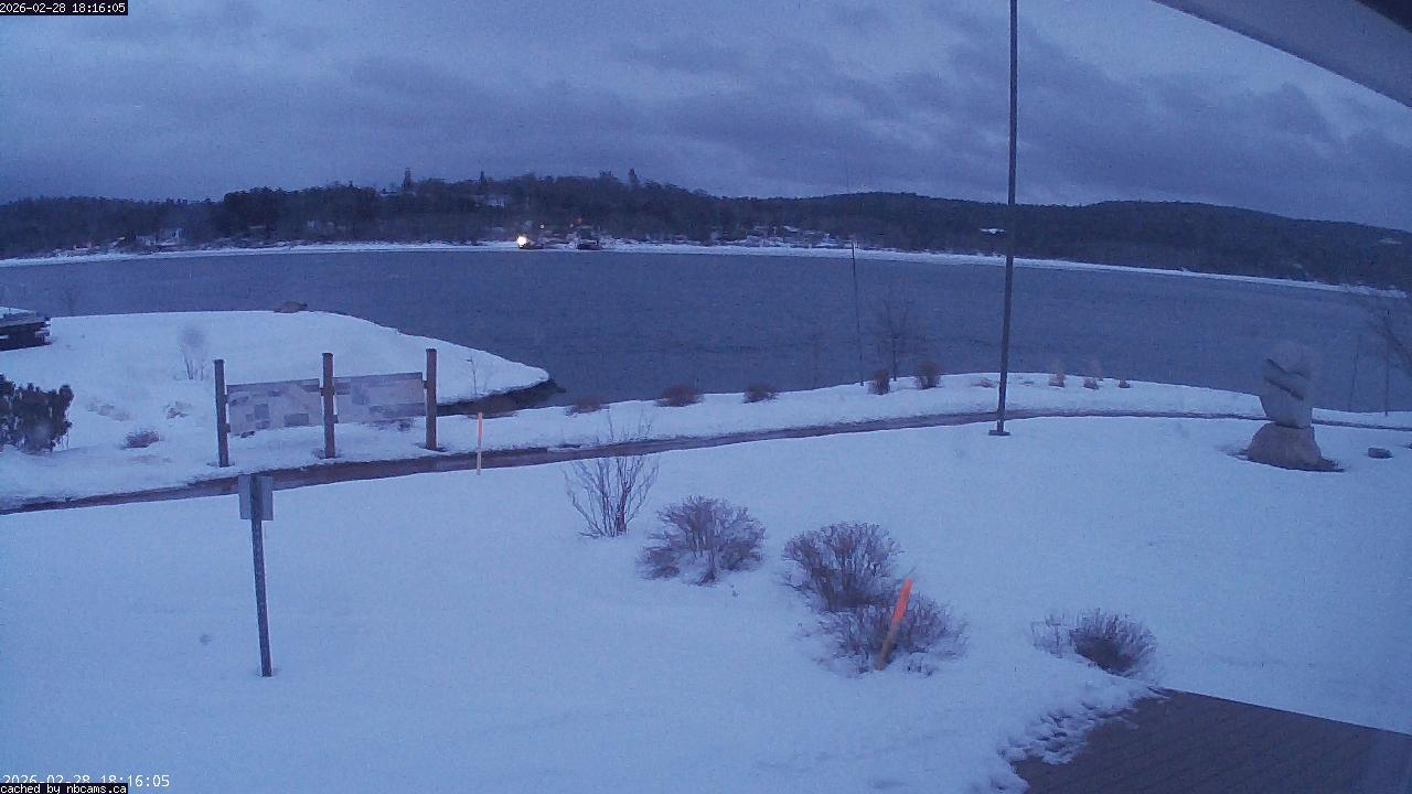 Web Cam image of Grand Bay-Westfield (Brundage Point River Centre)