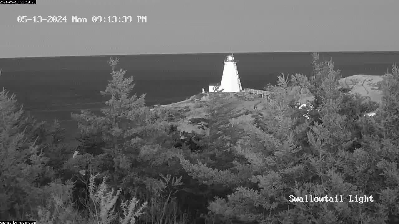 Web Cam image of Grand Manan (Swallowtail Light House)