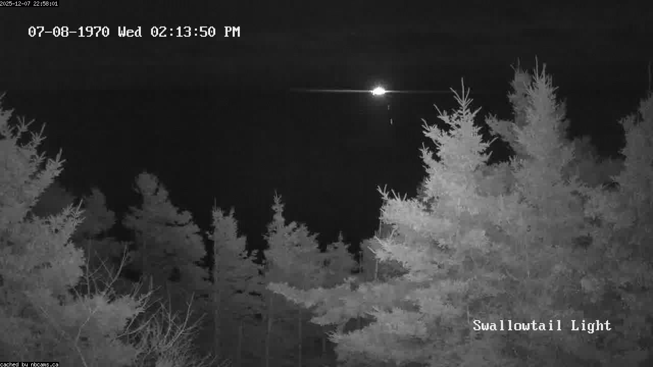 Web Cam image of Grand Manan (Swallowtail Light House)