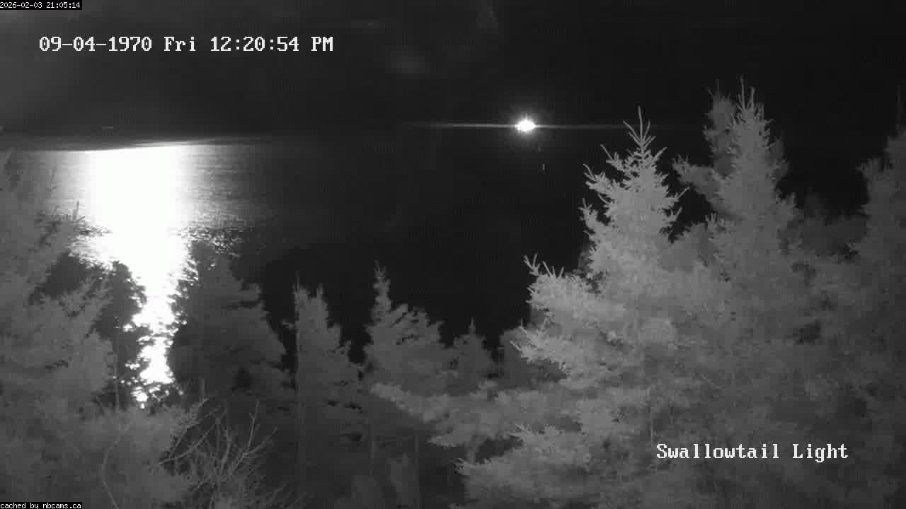 Web Cam image of Grand Manan (Swallowtail Light House)