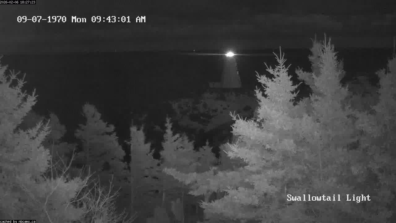 Web Cam image of Grand Manan (Swallowtail Light House)
