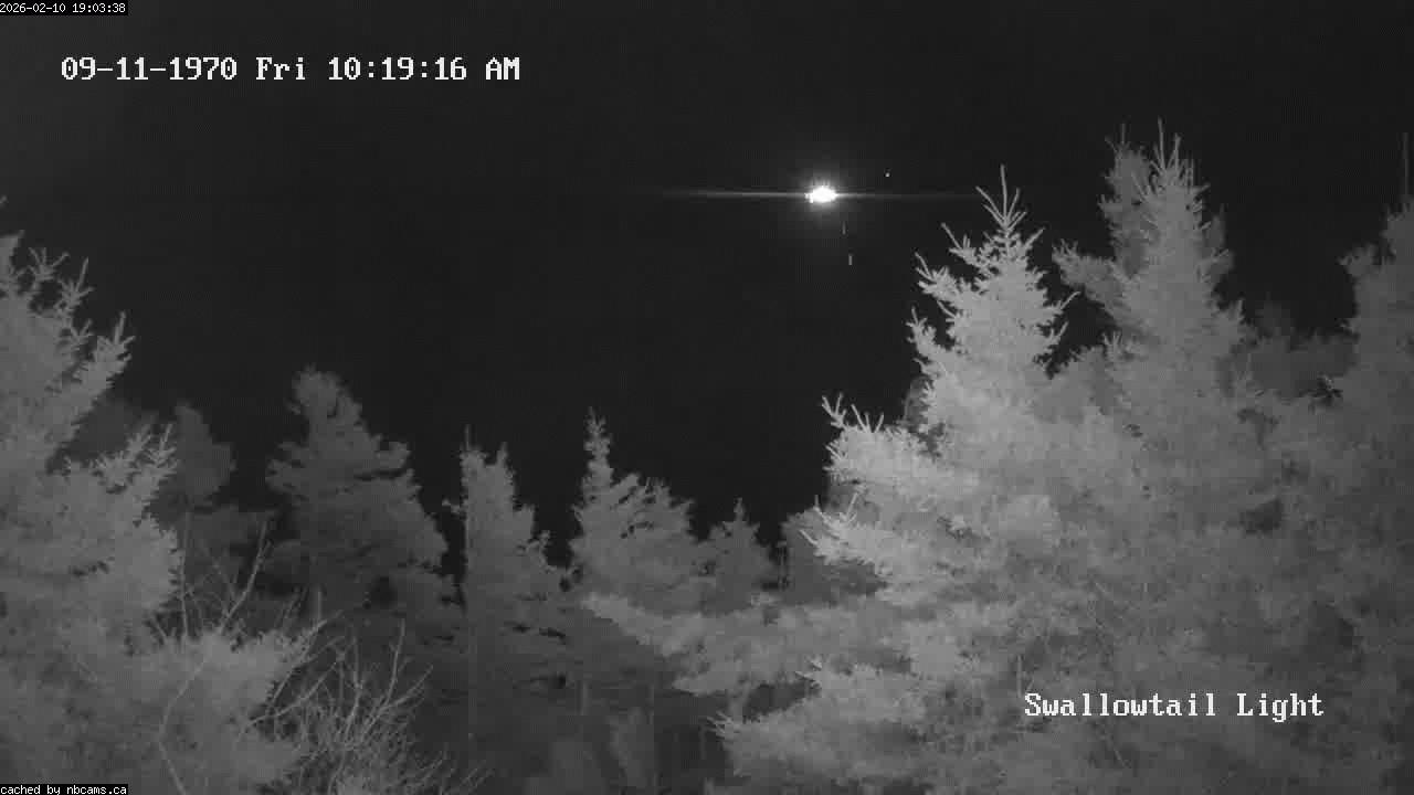 Web Cam image of Grand Manan (Swallowtail Light House)