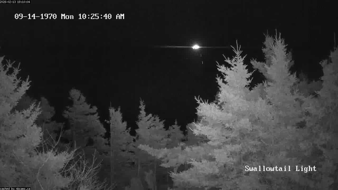 Web Cam image of Grand Manan (Swallowtail Light House)