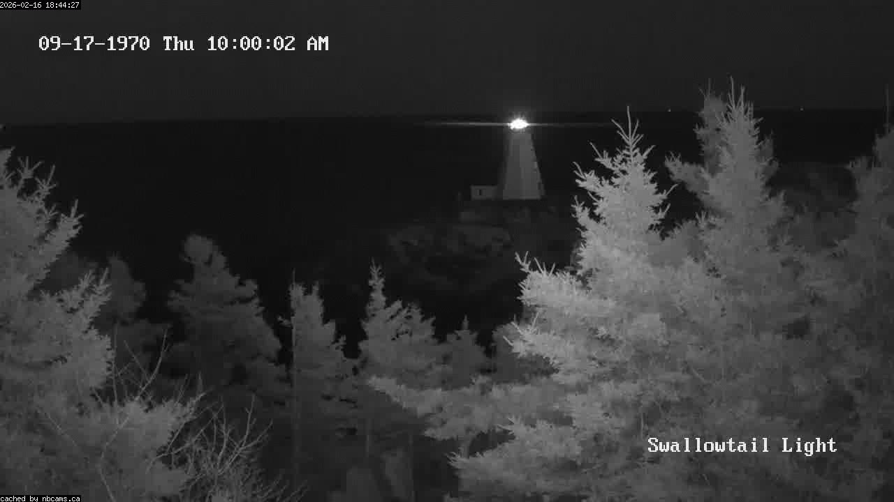 Web Cam image of Grand Manan (Swallowtail Light House)