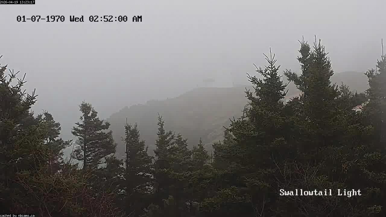 Web Cam image of Grand Manan (Swallowtail Light House)