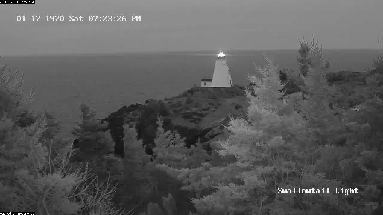 Web Cam image of Grand Manan (Swallowtail Light House)