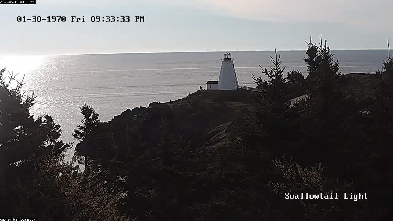 Web Cam image of Grand Manan (Swallowtail Light House)