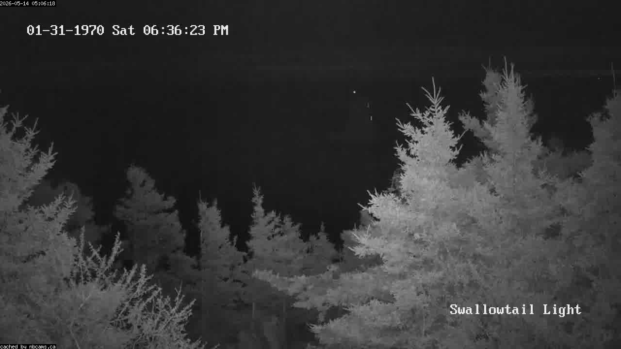 Web Cam image of Grand Manan (Swallowtail Light House)