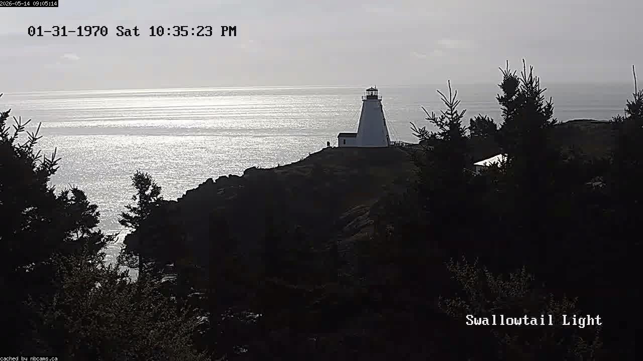 Web Cam image of Grand Manan (Swallowtail Light House)
