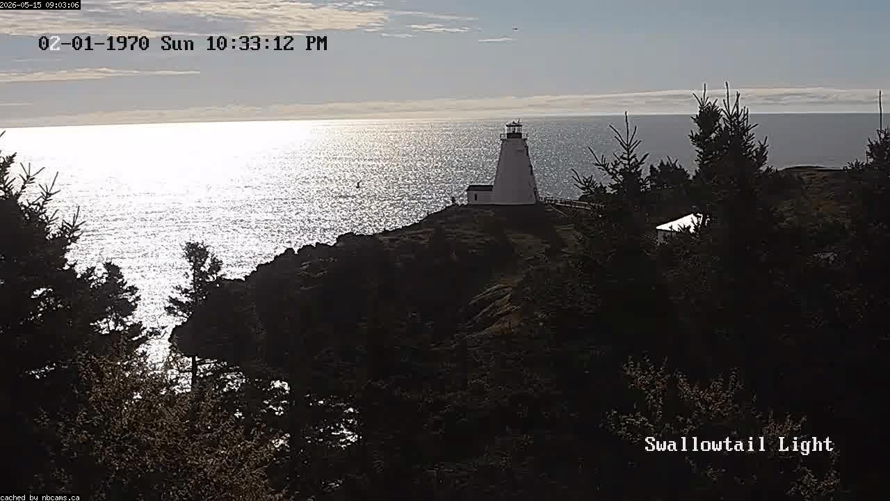 Web Cam image of Grand Manan (Swallowtail Light House)