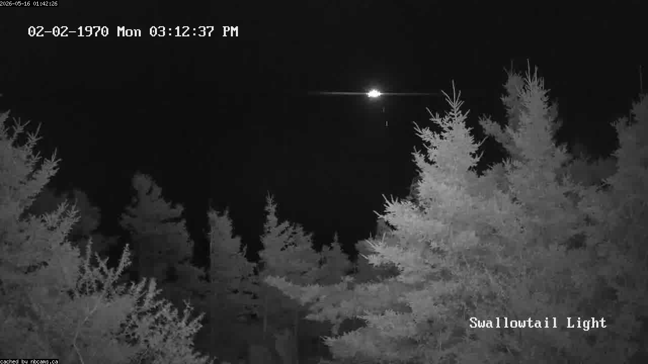 Web Cam image of Grand Manan (Swallowtail Light House)