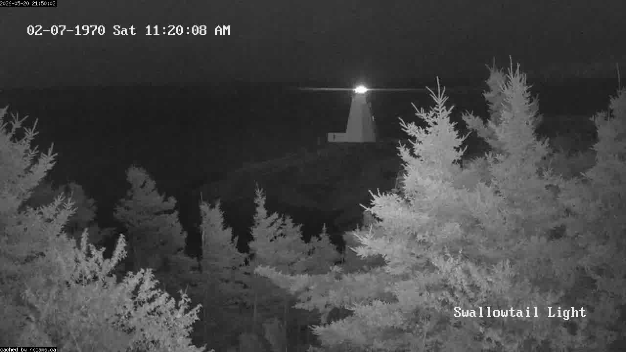 Web Cam image of Grand Manan (Swallowtail Light House)