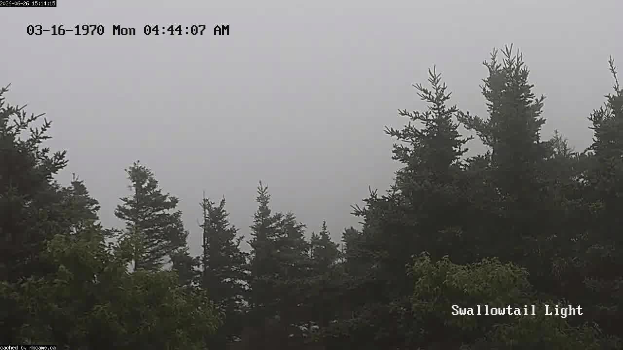 Web Cam image of Grand Manan (Swallowtail Light House)