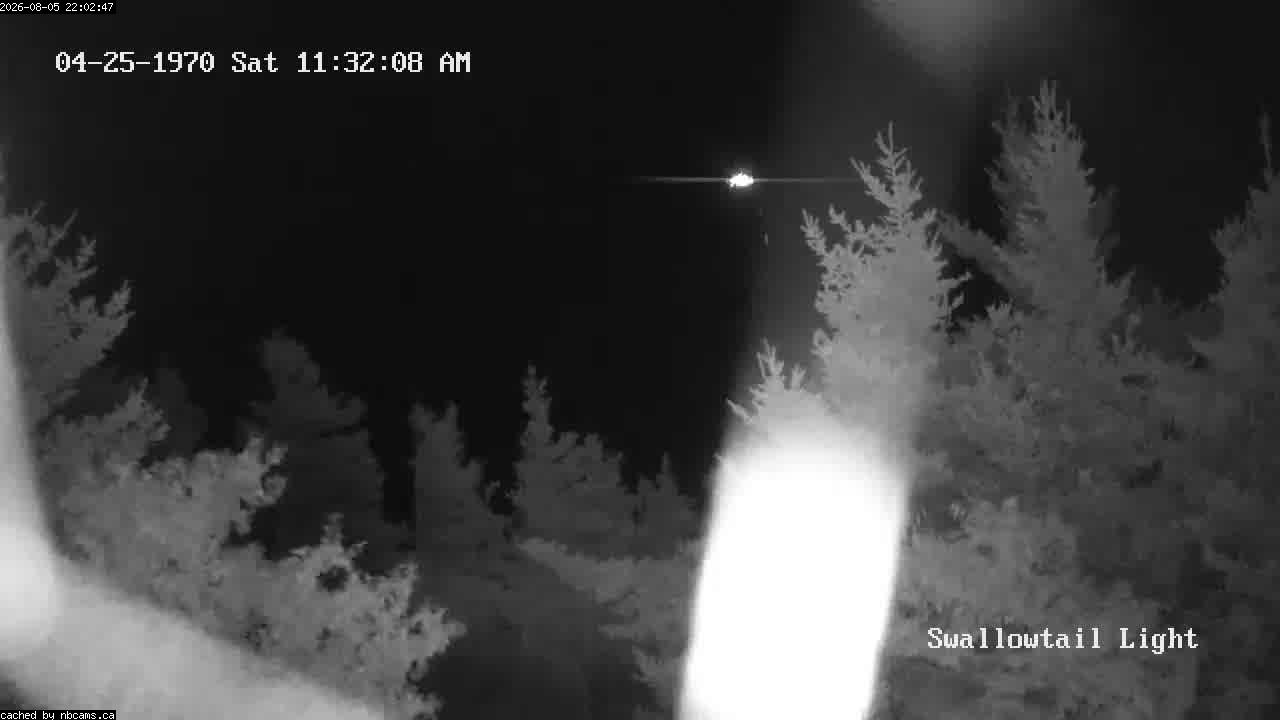 Web Cam image of Grand Manan (Swallowtail Light House)