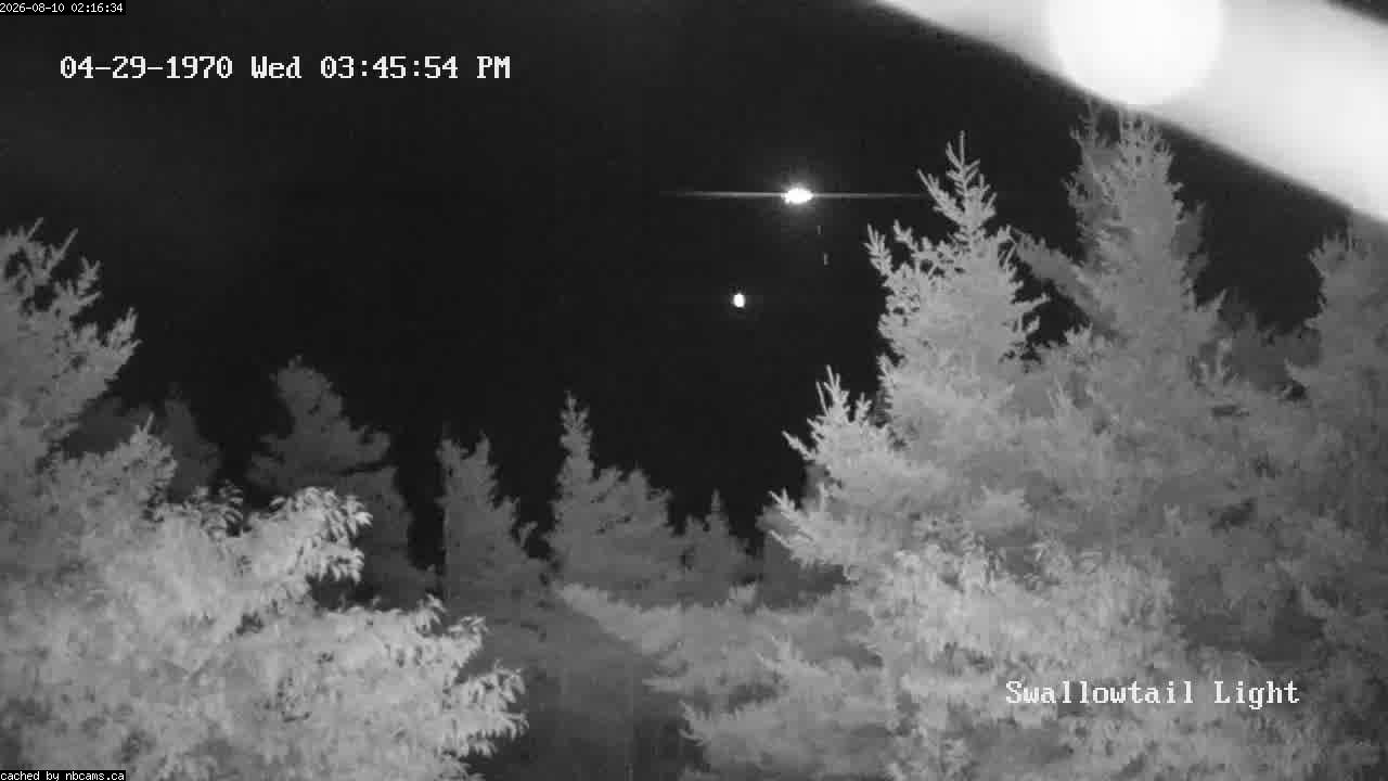 Web Cam image of Grand Manan (Swallowtail Light House)