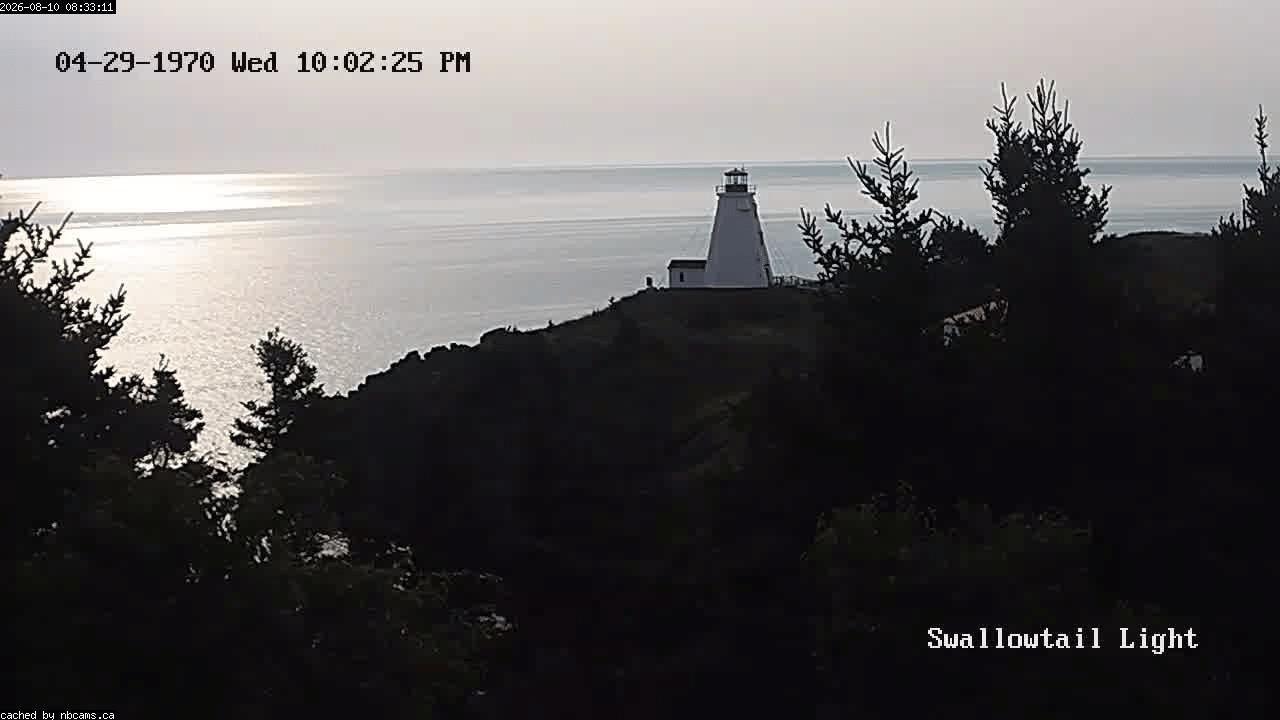 Web Cam image of Grand Manan (Swallowtail Light House)