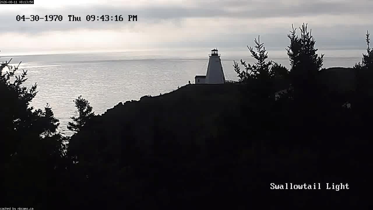 Web Cam image of Grand Manan (Swallowtail Light House)