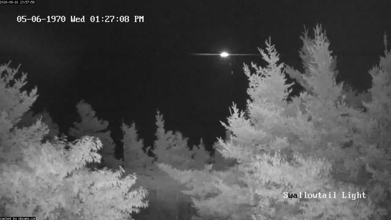 Web Cam image of Grand Manan (Swallowtail Light House)