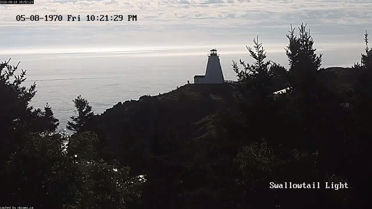 Web Cam image of Grand Manan (Swallowtail Light House)