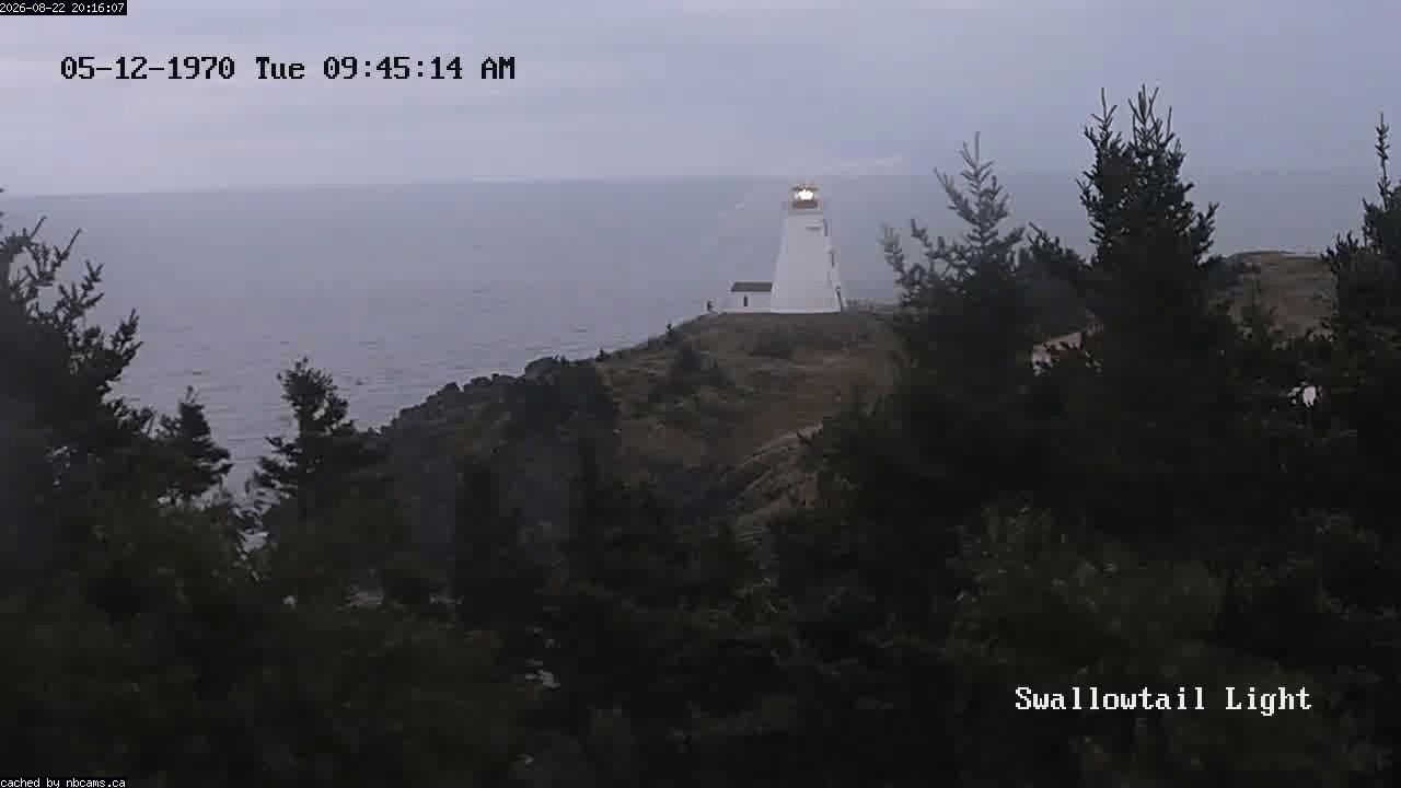 Web Cam image of Grand Manan (Swallowtail Light House)