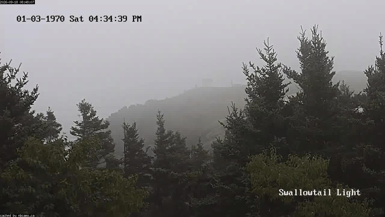 Web Cam image of Grand Manan (Swallowtail Light House)