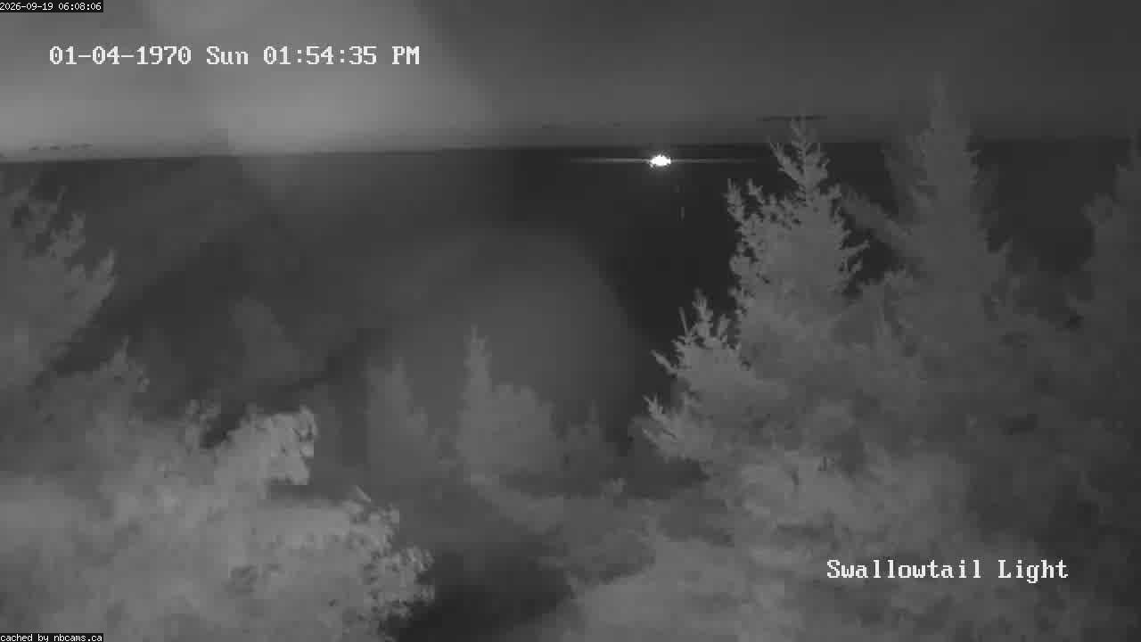 Web Cam image of Grand Manan (Swallowtail Light House)