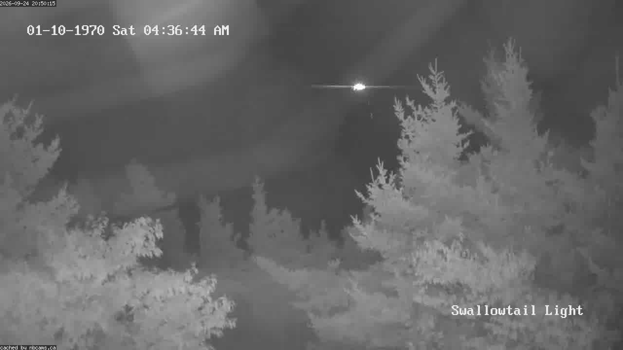 Web Cam image of Grand Manan (Swallowtail Light House)
