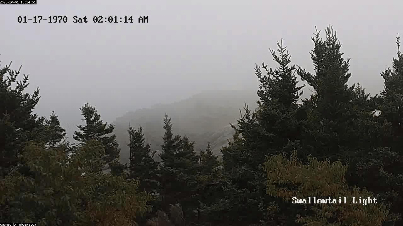 Web Cam image of Grand Manan (Swallowtail Light House)