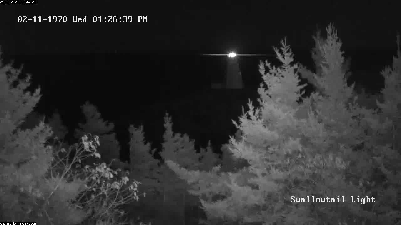 Web Cam image of Grand Manan (Swallowtail Light House)
