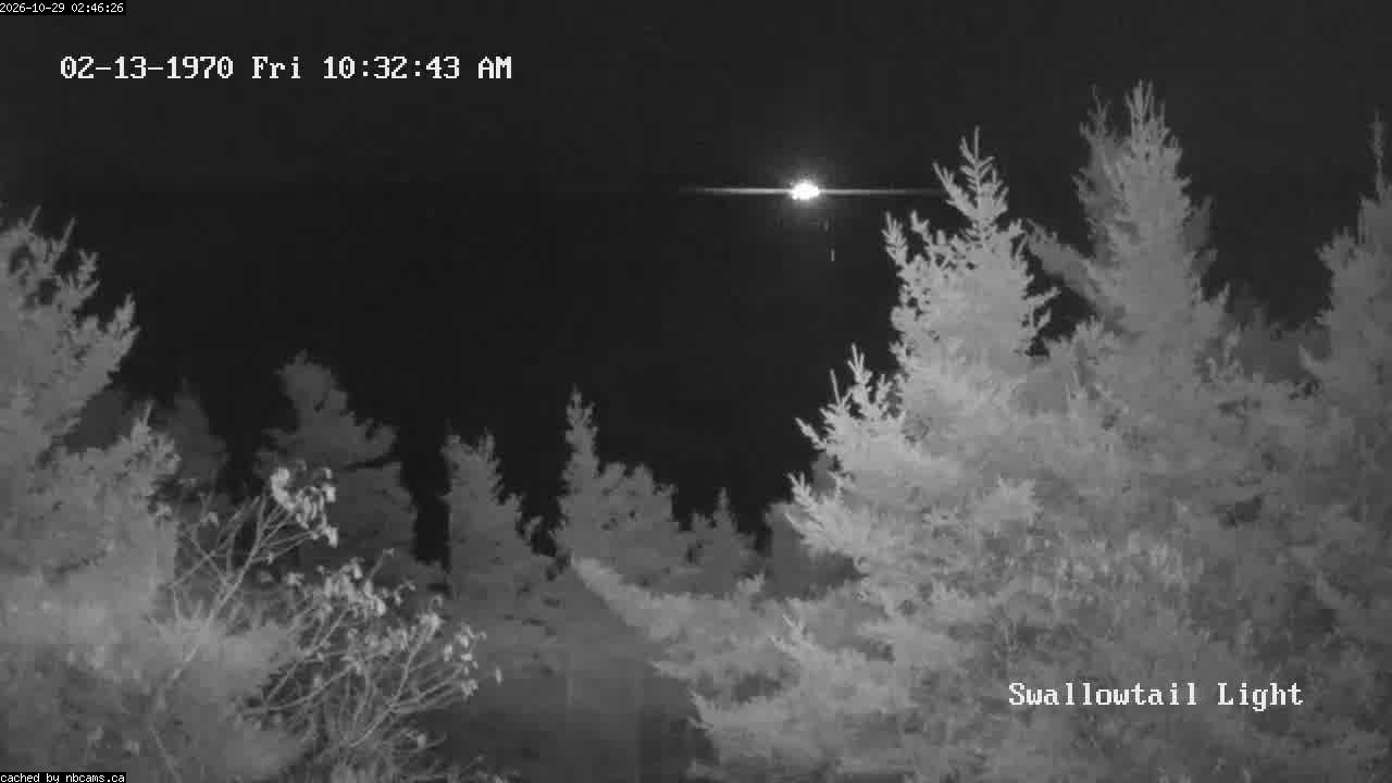 Web Cam image of Grand Manan (Swallowtail Light House)